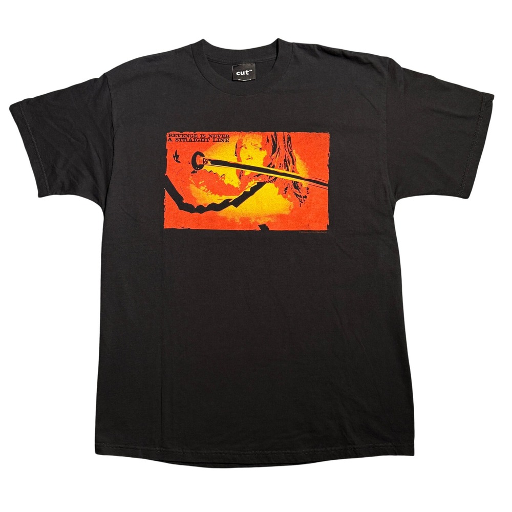 Vintage 2003 Kill Bill Vol 1 Movie Promo Shirt Cut Black XL